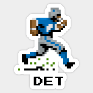 16-Bit Football - Detroit Sticker